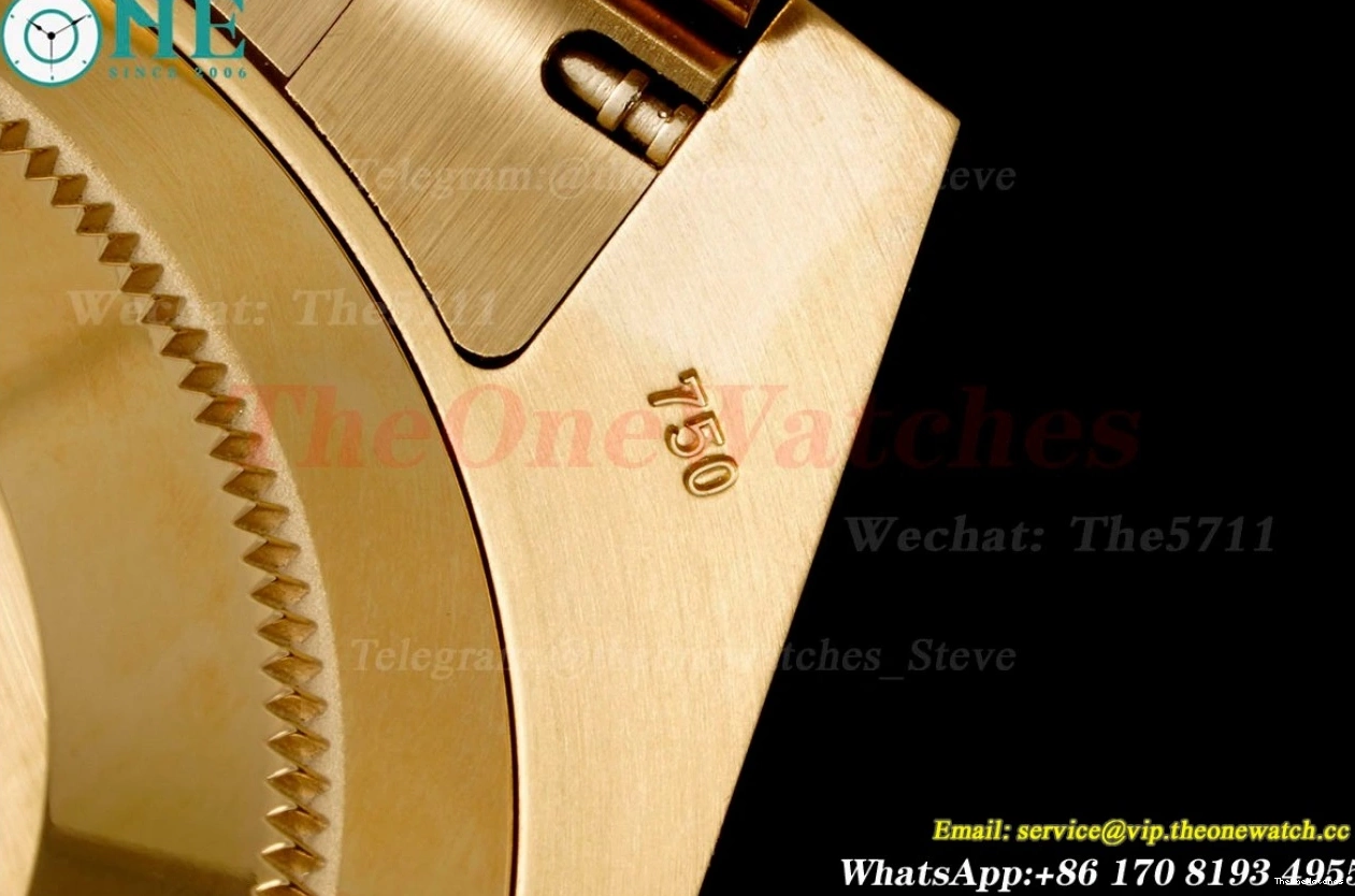 Black YG Clean 40mm Dot YG 116618LN VS3135 Submariner 0112